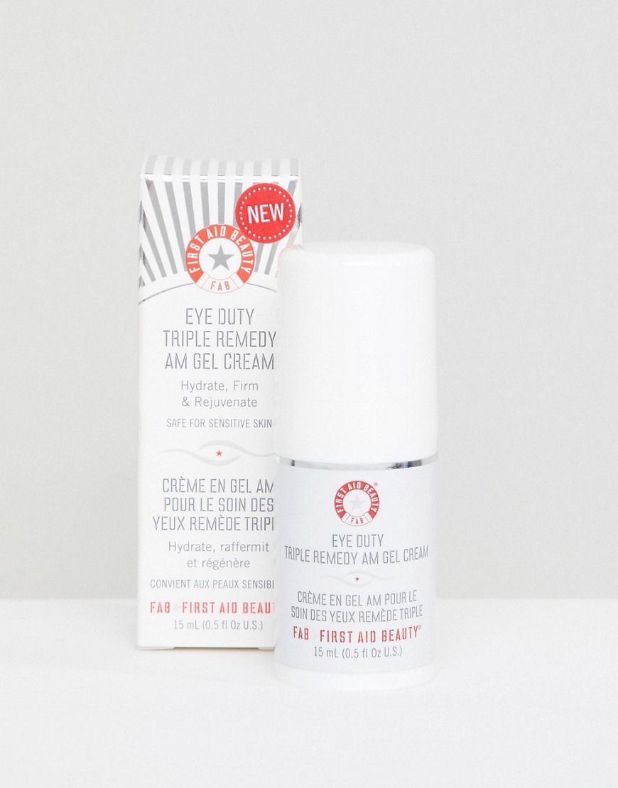 First Aid Beauty Eye Duty Triple Remedy AM Gel Cream 0.5 fl oz-No Color
