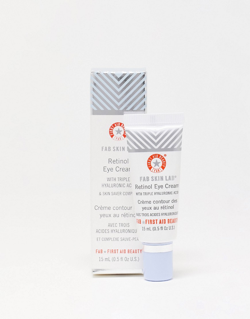 First Aid Beauty - FAB Skin Lab - Oogcrème met retinol en hyaluronzuur 15 ml-Zonder kleur