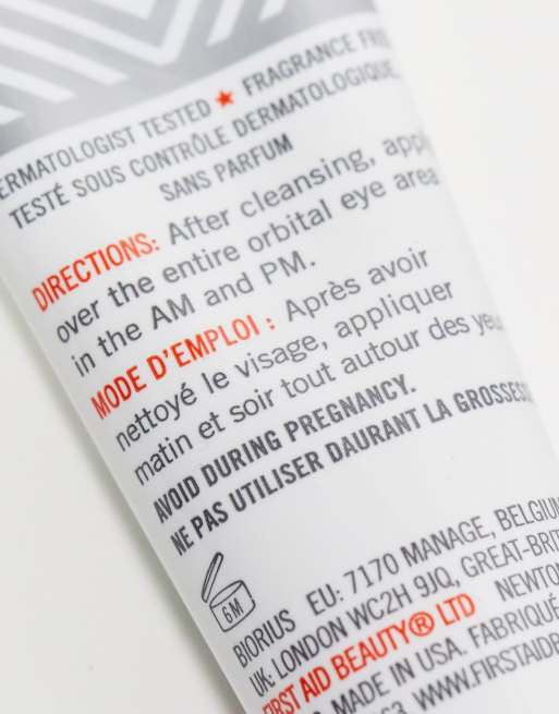 First aid beauty retinol deals eye cream