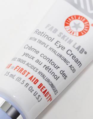 first aid beauty retinol eye cream with triple hyaluronic acid
