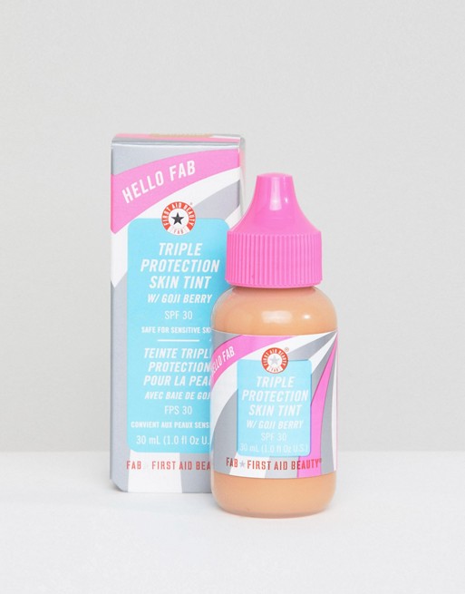 First Aid Beauty Goji Berry Skin Tint Protection Fluid SPF30 (Medium)