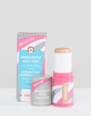 First Aid Beauty - Hello FAB - Multistick met mangoboter (champagne)-Zonder kleur