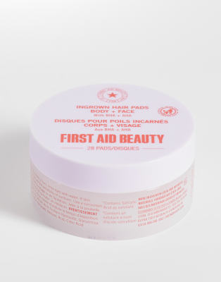 First Aid Beauty Ingrown Hair Pads - 28 Pads-no Color In Transparent