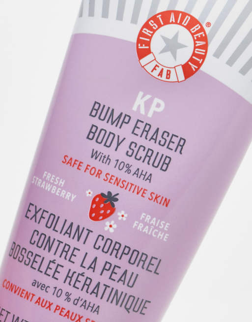 First Aid Beauty KP Bump Eraser Body Scrub 10% AHA Fresh Strawberry 56g, 4 of 4
