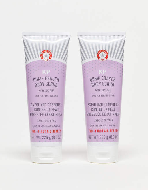 First Aid Beauty - KP Bump Eraser - Bodyscrub Duo met 10% AHA (Bespaar 30%), 3 van 4