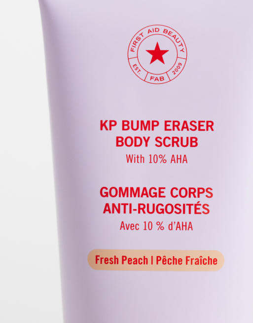 First Aid Beauty - KP Bump Eraser - Exfoliante corporal de melocotón de 226 g, 4 de 4