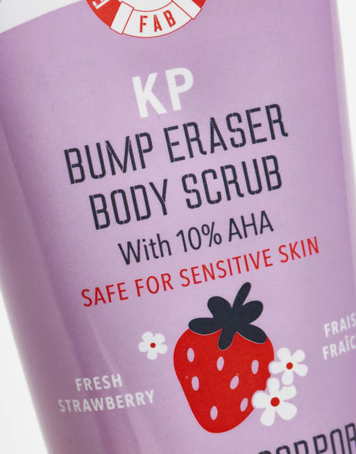 First Aid Beauty – KP Bump Eraser – Kroppsskrubb med 10% AHA – Fresh Strawberry, 226g, 4 av 4