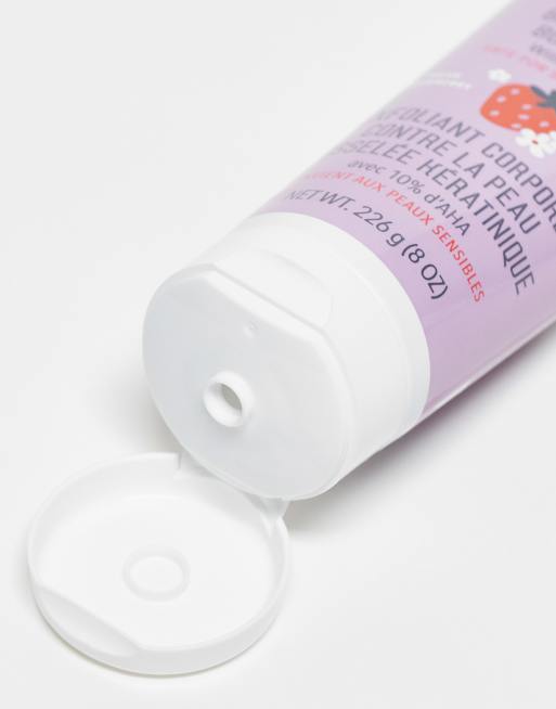 First Aid Beauty - KP Bump Eraser - Scrub corpo alla fragola con 10% AHA da 226 g, 3 di 4