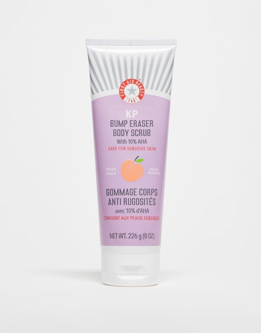 First Aid Beauty - KP - Exfoliant corporel contre la peau bosselée kératinique avec 10 % d'AHA 226 g - Pêche fraîche