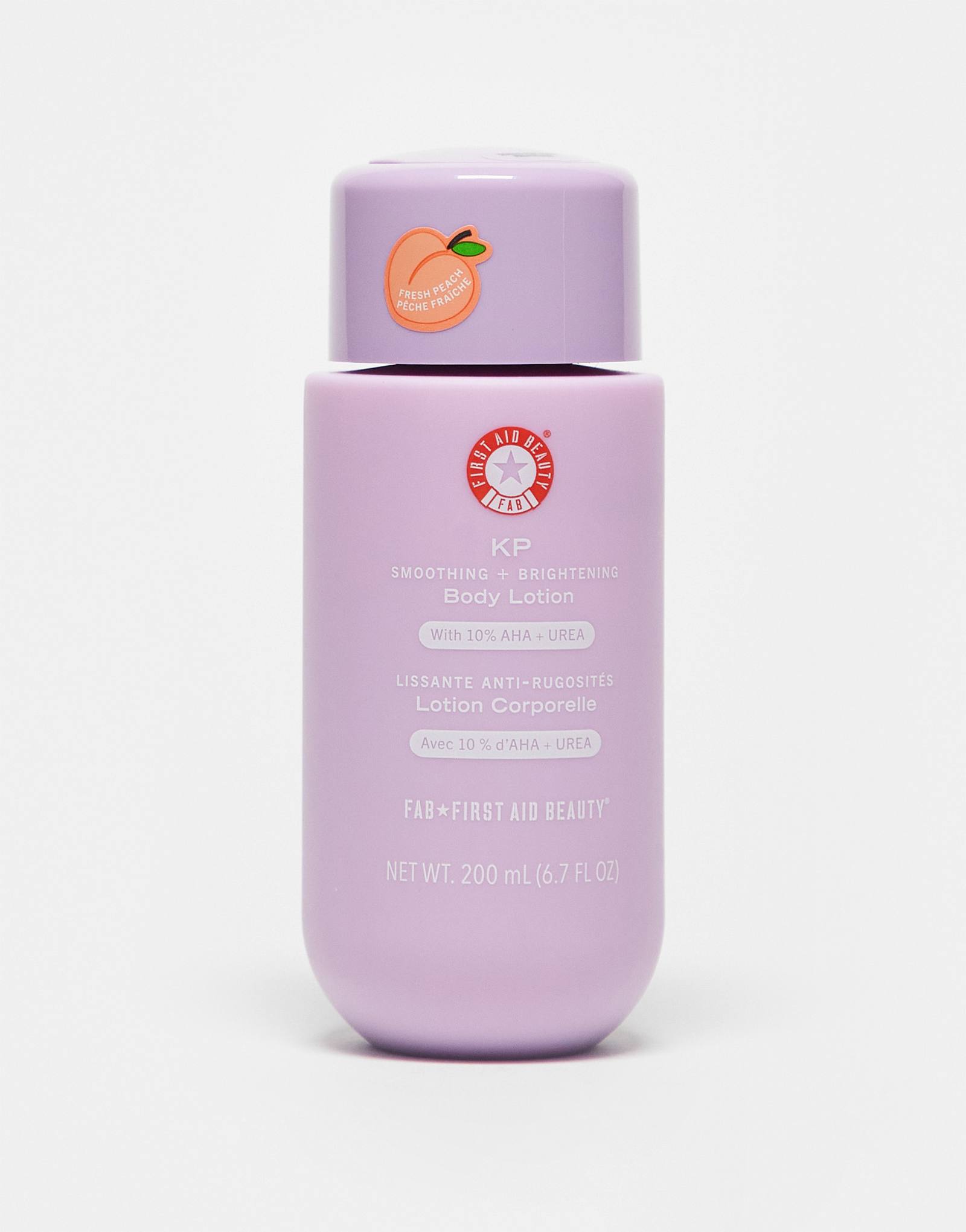 Разглаживающий лосьон для тела First Aid Beauty KP 10% AHA - Свежий персик, 200 мл