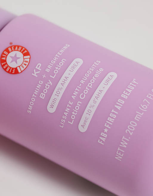 First Aid Beauty KP Smoothing + Brightening bodylotion 200ml, 4 van 4