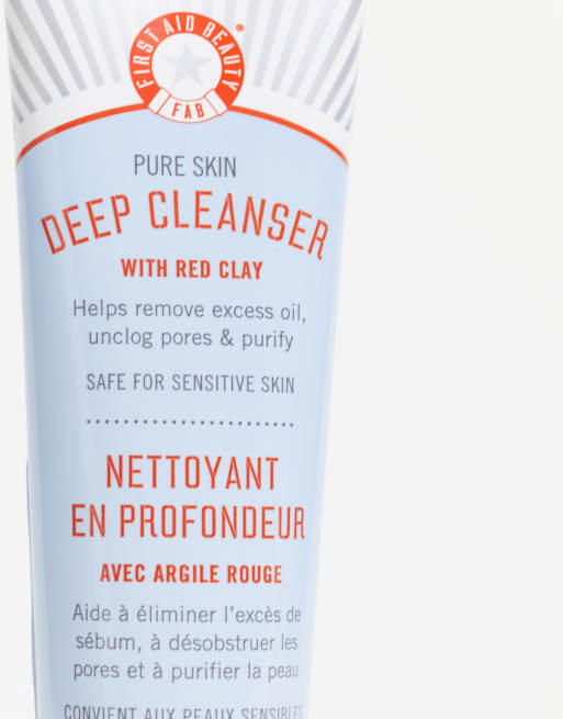 First Aid Beauty – Pure Skin – Djuprengöring med röd lera, 139ml, 4 av 4