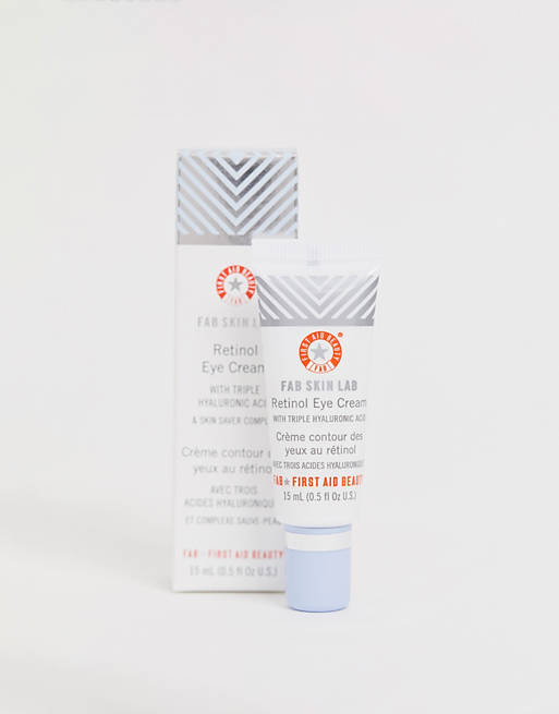First Aid Beauty Skin Lab Retinol Eye Cream with Hyaluronic Acid 0.5 fl oz
