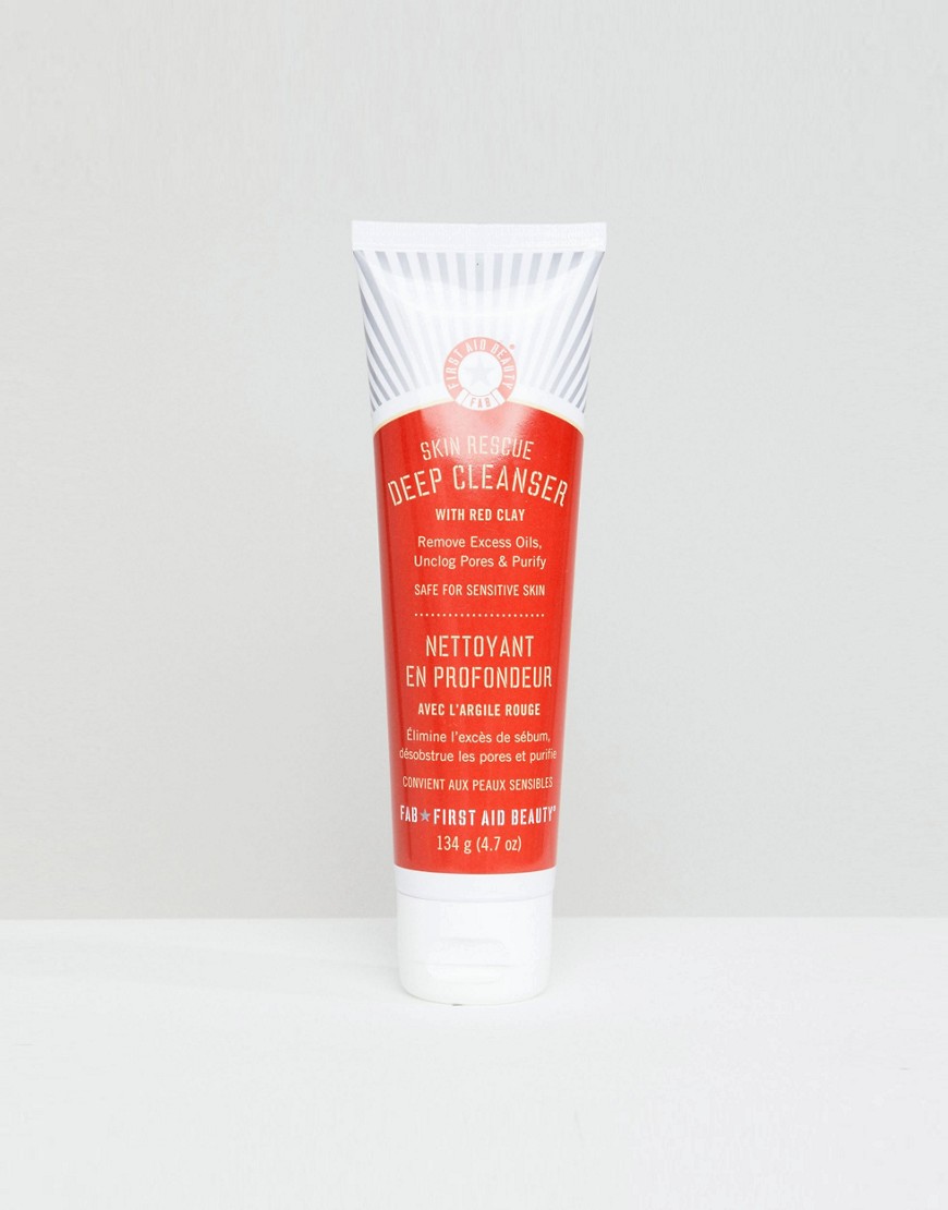 First Aid Beauty - Skin Rescue - Grondige reiniger met rode klei-Zonder kleur