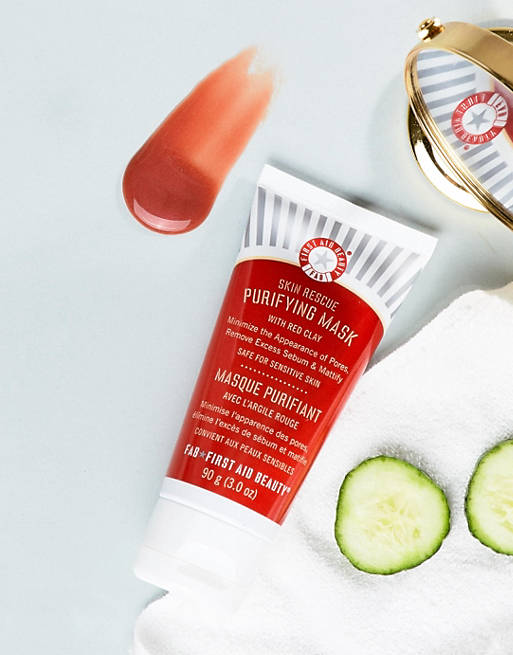 First Aid Beauty – Skin Rescue – oczyszczająca maseczka z czerwoną glinką