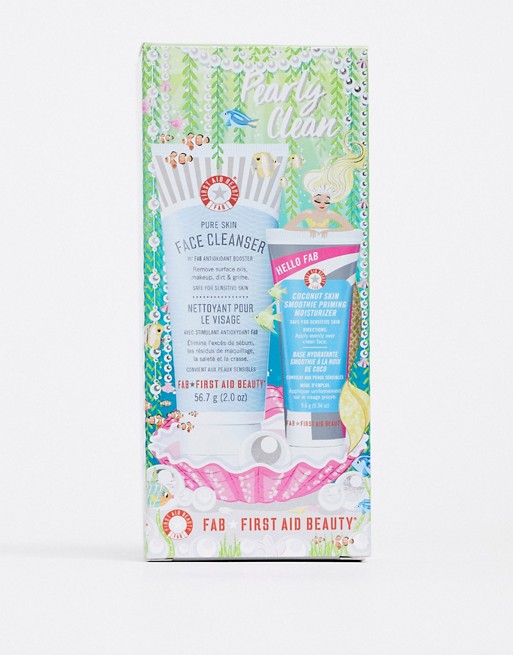First Aid Beauty Travel Duo Face Cleanser + Coco Priming Moisturizer