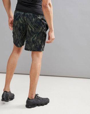 camo training shorts
