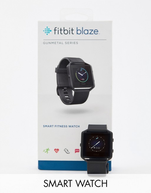 Fitbit Blaze smart watch in gunmetal