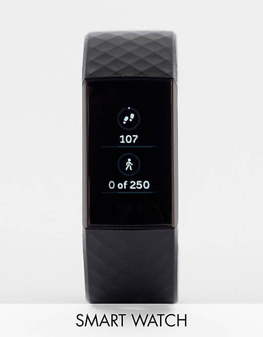 Fitbit Charge 3 smart watch in black