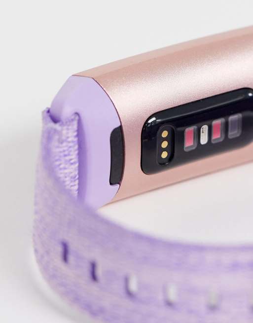 Fitbit charge 3 lavender rose 2024 gold