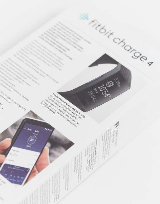 Fitbit Charge 4 smart watch in black, 4 of 4