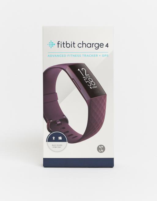 Fitbit charge 4 smart watch in rosewood