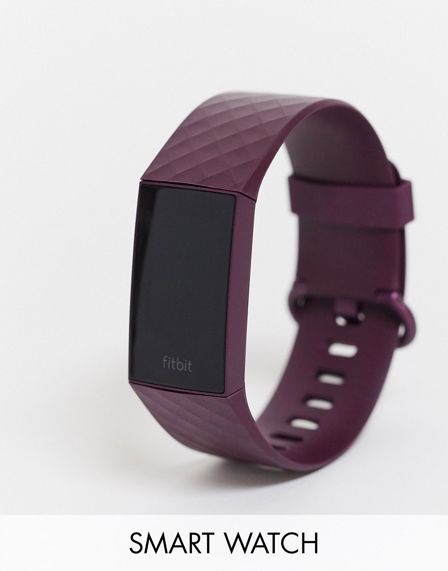Fitbit - Charge 4 - Smartwatch van rozenhout-Paars