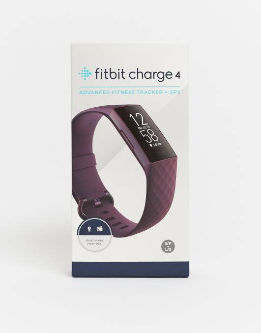 Fitbit - Charge 4 - Smartwatch van rozenhout, 3 van 4