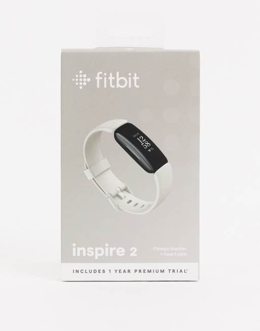 Fitbit inspire 2 smart watch in white, 2 of 4