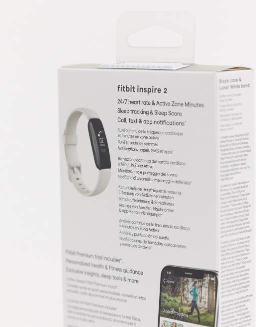 Fitbit inspire 2 smart watch in white, 4 of 4