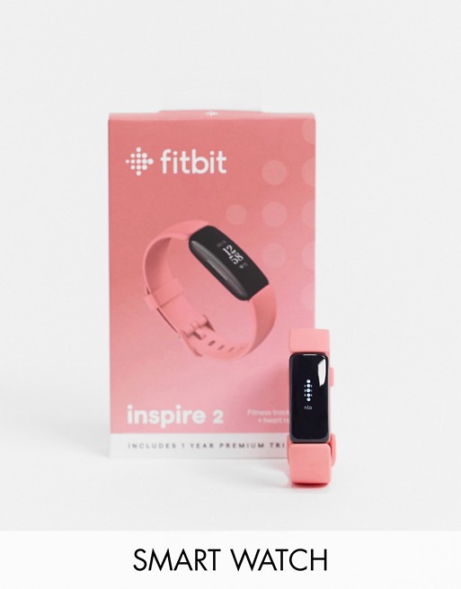 Fitbit inspire 2 smart watch in pink