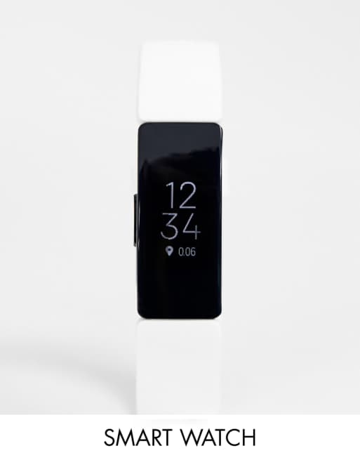 Fitbit Inspire HR smart watch in white | ASOS