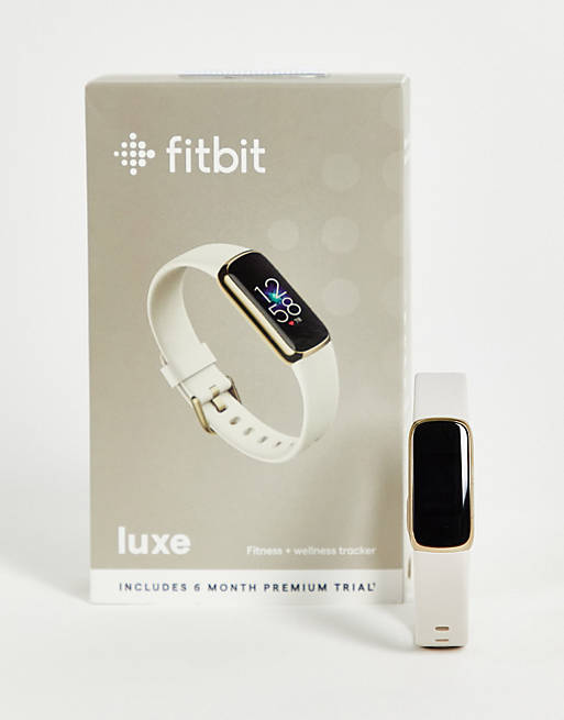 Fitbit unisex luxe activity tracker in white