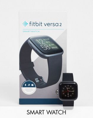 Fitbit Versa 2 Smart Watch in Black 