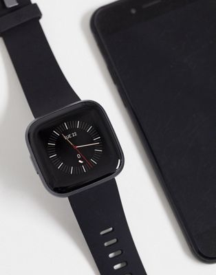 fitbit versa 2 smart watch black