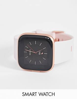 NEW Fitbit Versa 2 Health & Fitness Smartwatch - Pink Aluminum, 6-Day Battery Life (FB507)