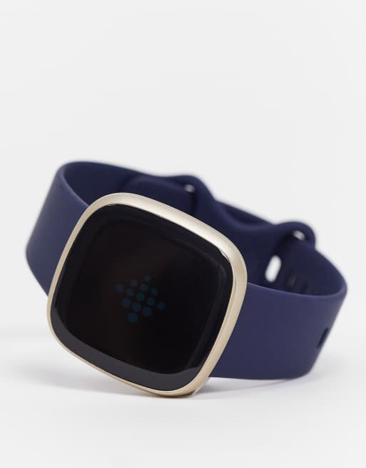 Fitbit Versa 3 smart watch in navy