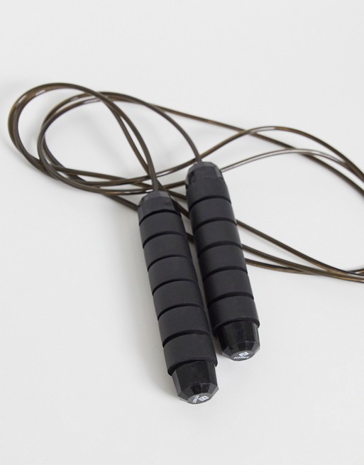 FitHut 2.8m skipping rope in black