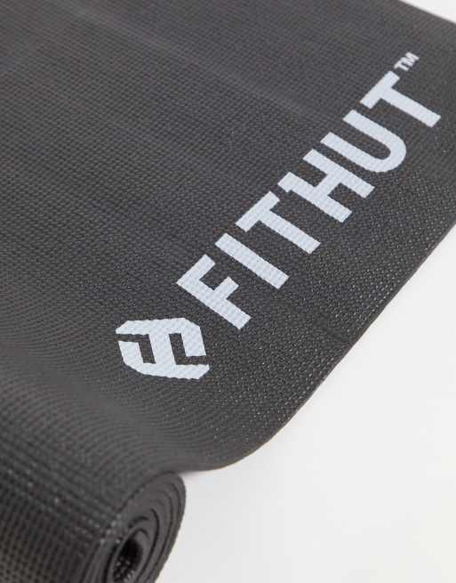 FitHut – Czarna mata do jogi, 3 z 4