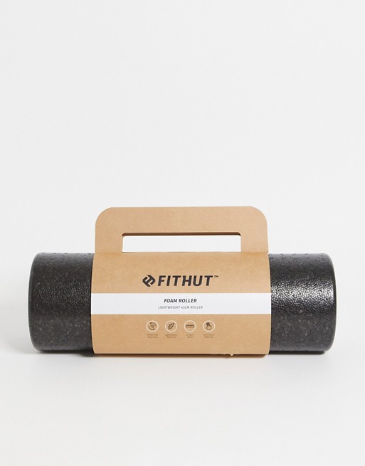 FitHut foam roller in black