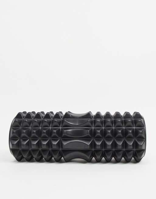 FitHut foam roller with tread in black