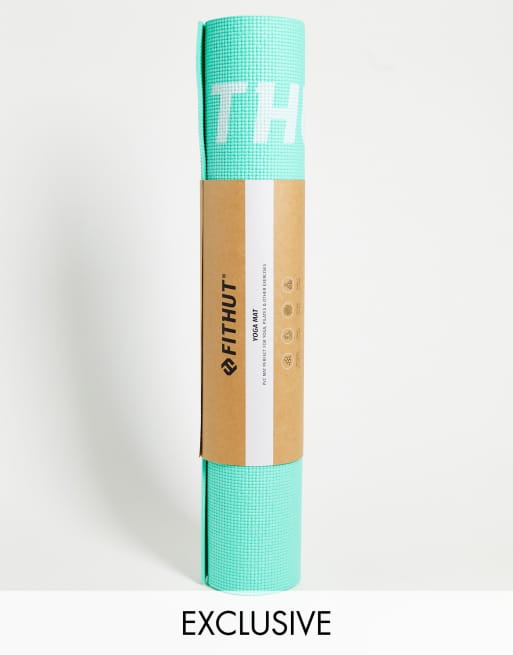 Fithut - Mandala yogamat van 4 mm in groen