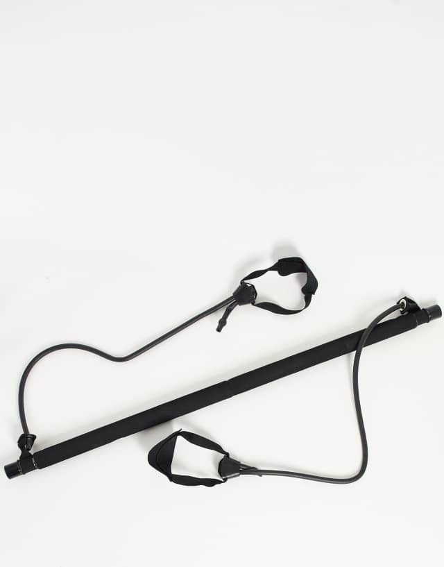 FitHut Pilates bar in black