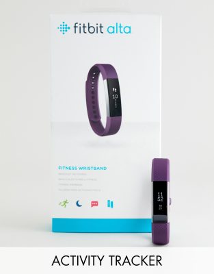 фото Фитнес-трекер сливового цвета fitbit alta-фиолетовый