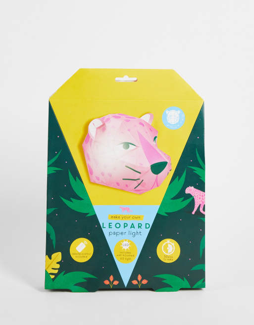 Fizz Creations make your own leopard head paper light
