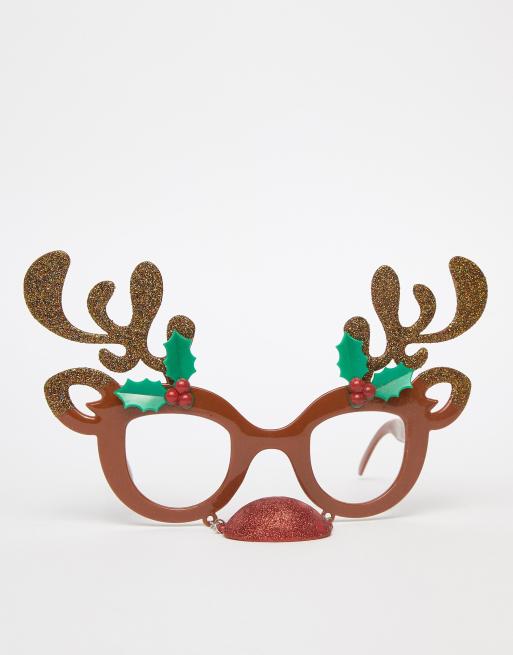 Immagini Natalizie Occhiali.Fizz Originali Occhiali Natalizi Con Renna Asos