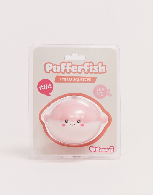 Fizz pufferfish stress ball