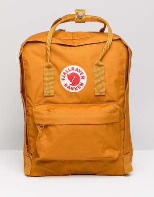 kanken backpack yellow