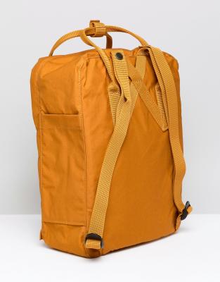 fjallraven classic kanken backpack in yellow