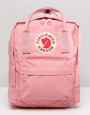 fjallraven mini pink backpack